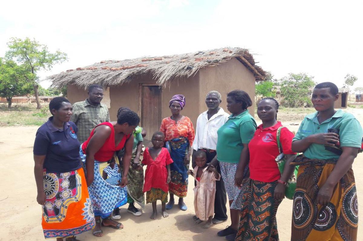 VIHEMA beneficiaries and team member Martha in Malawi