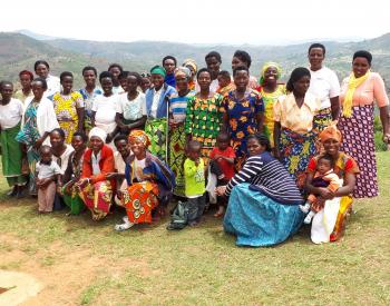 groupe de femmes handicapées au Rwanda