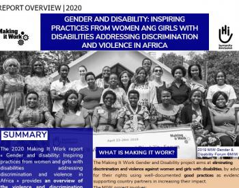 8 March 2021: Learn more on how women with disabilities tackle violence ...
